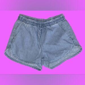 AMERICAN EAGLE SHORTS, ELASTIC DRAWSTRING PULL-ON, POCKETS, LYOCELL, SIZE XS